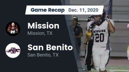 Recap: Mission  vs. San Benito  2020