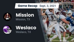 Recap: Mission  vs. Weslaco  2021