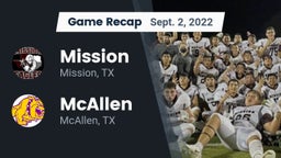 Recap: Mission  vs. McAllen  2022