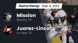 Recap: Mission  vs. Juarez-Lincoln  2023