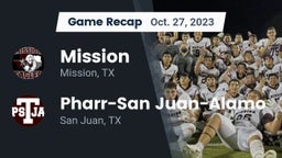 Recap: Mission  vs. Pharr-San Juan-Alamo  2023