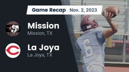 Recap: Mission  vs. La Joya  2023