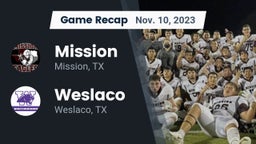 Recap: Mission  vs. Weslaco  2023