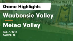 Waubonsie Valley  vs Metea Valley  Game Highlights - Feb 7, 2017