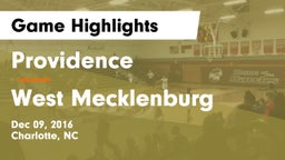 Providence  vs West Mecklenburg Game Highlights - Dec 09, 2016