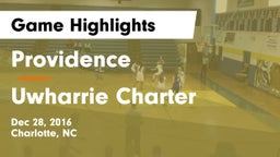 Providence  vs Uwharrie Charter Game Highlights - Dec 28, 2016