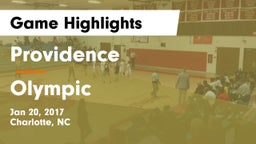 Providence  vs Olympic Game Highlights - Jan 20, 2017