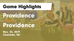 Providence  vs Providence  Game Highlights - Nov. 25, 2019