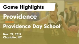 Providence  vs Providence Day School Game Highlights - Nov. 29, 2019