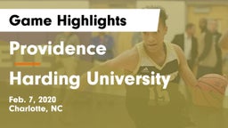 Providence  vs Harding University  Game Highlights - Feb. 7, 2020
