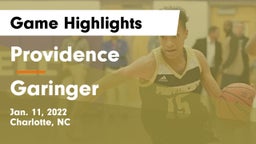 Providence  vs Garinger  Game Highlights - Jan. 11, 2022