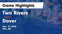 Two Rivers  vs Dover  Game Highlights - Jan. 19, 2018