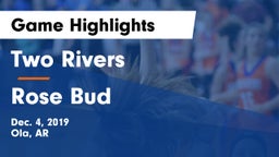 Two Rivers  vs Rose Bud Game Highlights - Dec. 4, 2019