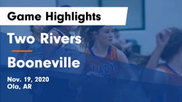 Two Rivers  vs Booneville  Game Highlights - Nov. 19, 2020