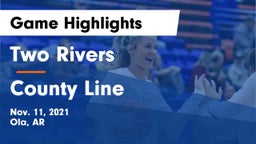 Two Rivers  vs County Line  Game Highlights - Nov. 11, 2021