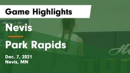 Nevis  vs Park Rapids  Game Highlights - Dec. 7, 2021