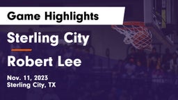 Sterling City  vs Robert Lee  Game Highlights - Nov. 11, 2023