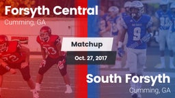 Matchup: Forsyth Central vs. South Forsyth  2017