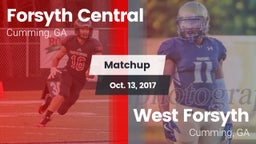 Matchup: Forsyth Central vs. West Forsyth  2017