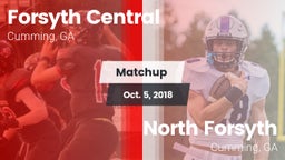 Matchup: Forsyth Central vs. North Forsyth  2018