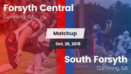 Matchup: Forsyth Central vs. South Forsyth  2018