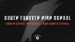 Forsyth Central football highlights South Forsyth High School