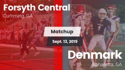 Matchup: Forsyth Central vs. Denmark  2019