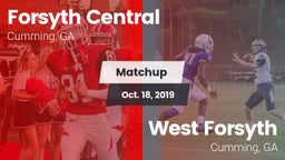 Matchup: Forsyth Central vs. West Forsyth  2019