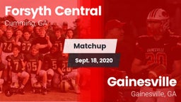 Matchup: Forsyth Central vs. Gainesville  2020