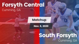 Matchup: Forsyth Central vs. South Forsyth  2020