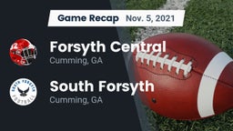 Recap: Forsyth Central  vs. South Forsyth  2021