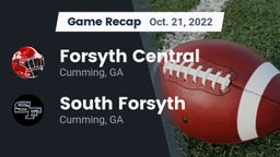 Recap: Forsyth Central  vs. South Forsyth  2022