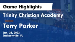 Trinity Christian Academy vs Terry Parker Game Highlights - Jan. 28, 2022