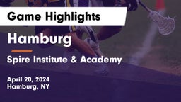 Hamburg  vs Spire Institute & Academy Game Highlights - April 20, 2024