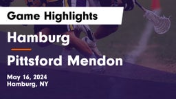 Hamburg  vs Pittsford Mendon  Game Highlights - May 16, 2024