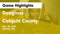 Douglass  vs Colquitt County Game Highlights - Dec. 20, 2019