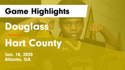 Douglass  vs Hart County Game Highlights - Jan. 18, 2020