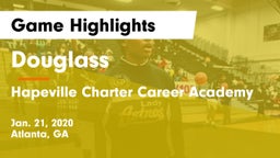 Douglass  vs Hapeville Charter Career Academy Game Highlights - Jan. 21, 2020