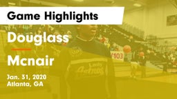 Douglass  vs Mcnair Game Highlights - Jan. 31, 2020