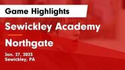 Sewickley Academy  vs Northgate  Game Highlights - Jan. 27, 2023