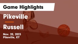 Pikeville  vs Russell  Game Highlights - Nov. 20, 2023