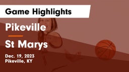 Pikeville  vs St Marys Game Highlights - Dec. 19, 2023