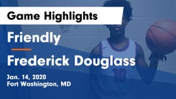 Friendly vs Frederick Douglass  Game Highlights - Jan. 14, 2020