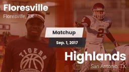 Matchup: Floresville High vs. Highlands  2017