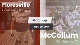 Matchup: Floresville High vs. McCollum  2017