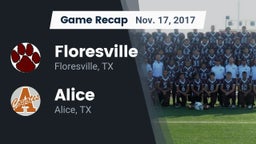 Recap: Floresville  vs. Alice  2017