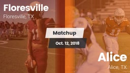 Matchup: Floresville High vs. Alice  2018