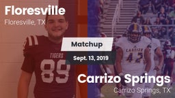 Matchup: Floresville High vs. Carrizo Springs  2019