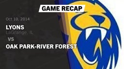 Recap: Lyons  vs. Oak Park-River Forest 2014