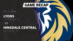 Recap: Lyons  vs. Hinsdale Central  2016